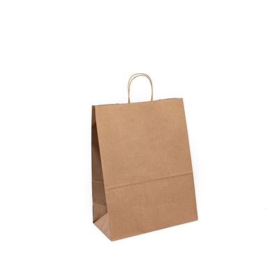 Recycled Grocery Shopping Brown Kraft Paper Bags With Handles