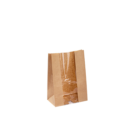 Strong Bottom Kraft Paper Shopping Bags 8 Color Flexo Printing