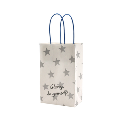 10kg Carry Weight Eco Friendly Paper Bag With Logo Print For Birthday Party