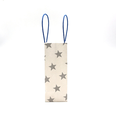 Party Candy Gift Kraft Handle Paper Bags With CMYK Pantone Colourful Color