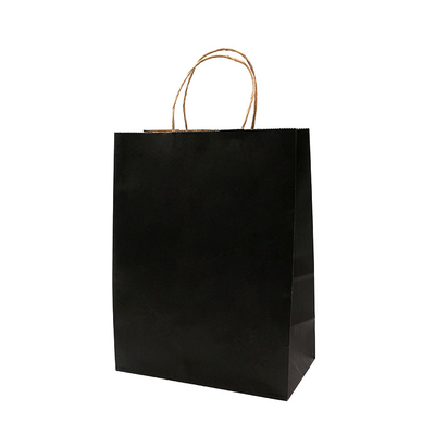 Recycled Paper T Shirt Bags 8 Color Flexo Printing For Wedding