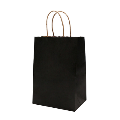 Recycled Paper T Shirt Bags 8 Color Flexo Printing For Wedding