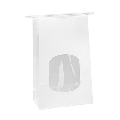 OEM ODM Kraft Paper Packing Bags Brown Colour For Restaurant Takeaway
