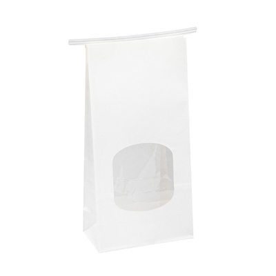 OEM ODM Kraft Paper Packing Bags Brown Colour For Restaurant Takeaway