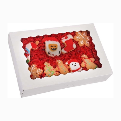 Waterproof Oilproof Kraft Takeaway Food Boxes With Clear Window OEM/ODM