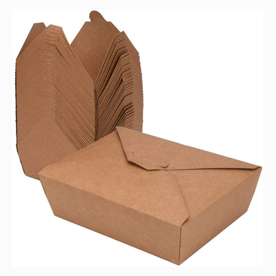 Brown/White/Customized Food Packaging Paper Box With Matt Lamination/Varnishing/Stamping