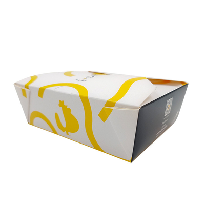Customized Brown/White Food Container Paper Box With Corrugated Paper