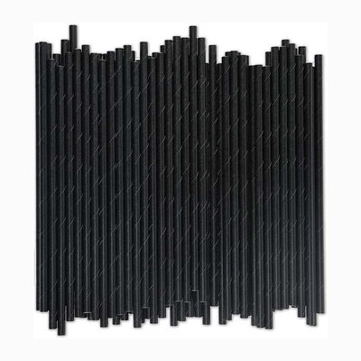 OEM ODM Paper Drinking Straws Eco Friendly Natural Color For Decoration