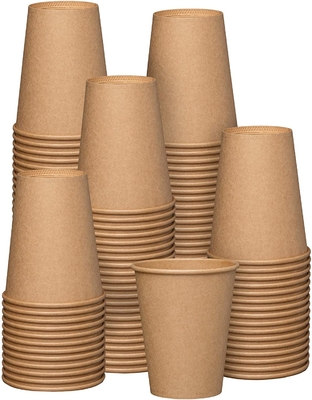 Double Wall Coffee Cup Disposable Recyclable With 4oz 8oz 12oz Size