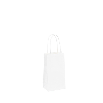 Flexo Printing Handle Paper Bags For Shopping FSC FDA Certification