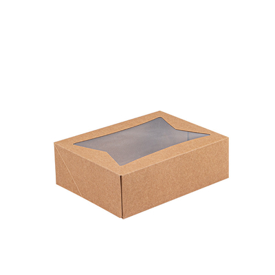 Stamping Printing Food Packaging Paper Box For Brown Packaging Solution