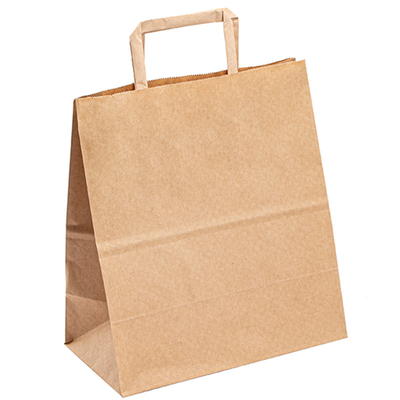 Custom Print Shopping Paper Bags Food Grade With Your Own Logo