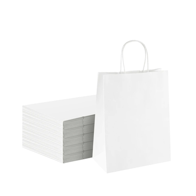 Bakery Products Flat Handle Paper Bags Customized with Windows