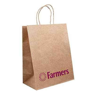 8 Color Flexo Printing Handle Paper Bags for Paper Twist Rope and CMYK Printing