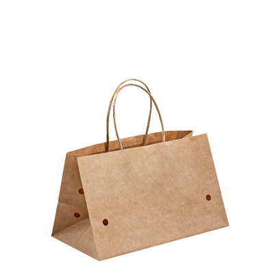 Uncoated Lining Fruit Paper Bags Printed with CMYK / Pantone 8 Color Flexo Printing