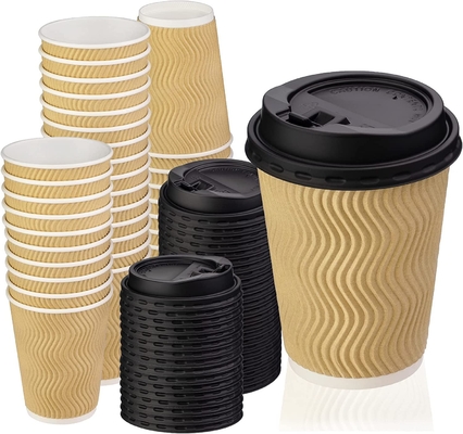 ODM Take Away Paper Cup , Double Wall 12oz Disposable Coffee Cups