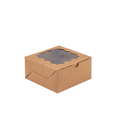 Snack Food Container Paper Box With Square Shape And Custom Printing