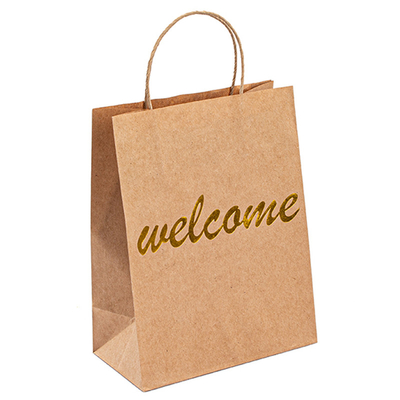Customized Eco Friendly Kraft Bags For Wedding With OEM / ODM Service