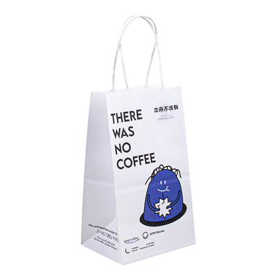 Custom Order Accept Handle Paper Bags Eco Friendly Art File Accept CDR