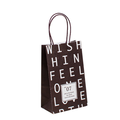 Twisted Handle Paper Bags For Takeaway Eco Friendly Samples Lead Time 1-3 Working Days