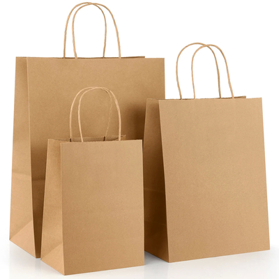 Customizable Gift Kraft Paper Bag for Printing More Than 8 Colors