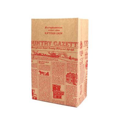 8 Color Flexo Printing Biodegradable Kraft Paper Packing Bags for Customized Printing